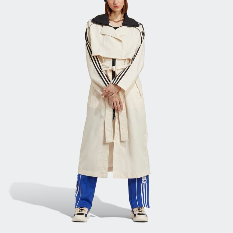 картинка Женский тренч adidas Originals, белый от магазина Одежда+