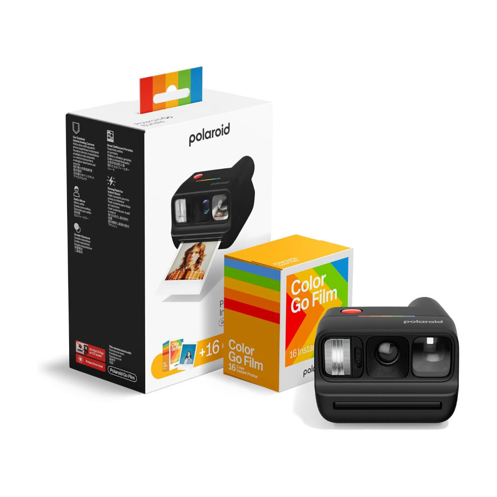 картинка Фотоаппарат Polaroid Go Generation 3, картридж на 16 снимков, черный от магазина Одежда+