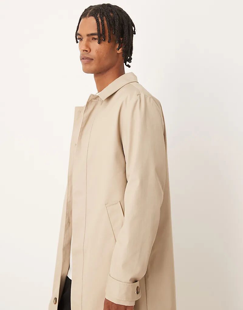 картинка Тренчкот ASOS DESIGN цвета «камень» от магазина Одежда+