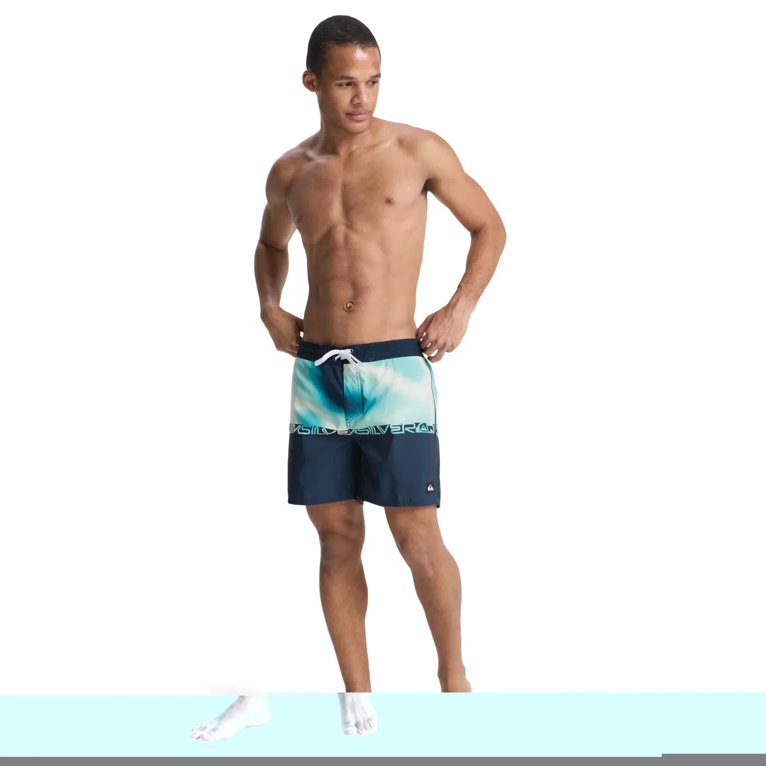 картинка Мужские плавки спортивные Quiksilver, Negro / Azul от магазина Одежда+