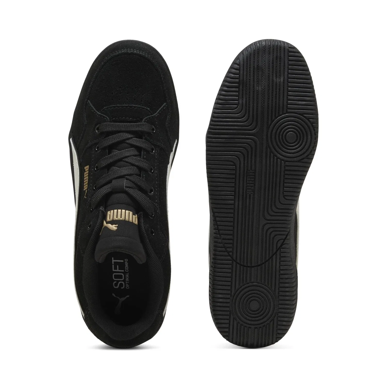 картинка Женские кроссовки PUMA, Black Warm White Gold от магазина Одежда+