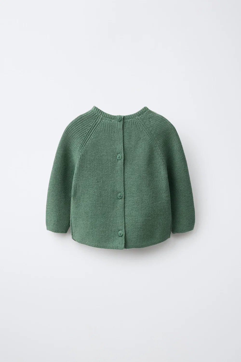 картинка Свитер изнаночной вязки ZARA, Green от магазина Одежда+