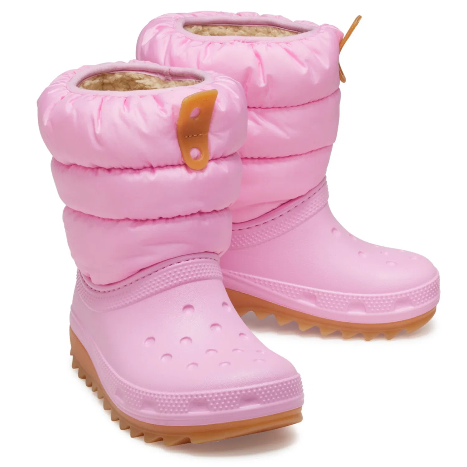 картинка Детские зимние дутики с утеплителем Crocs, Pink от магазина Одежда+
