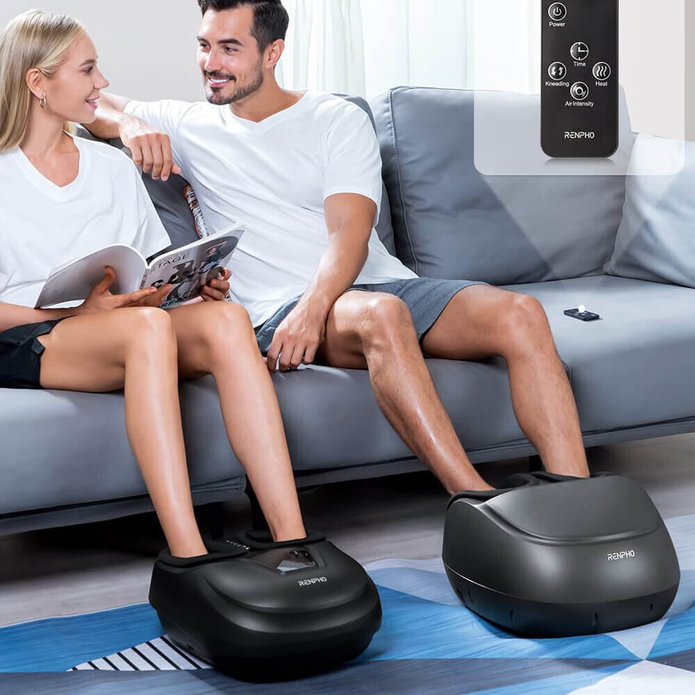 картинка Массажер Renpho Foot Machine Heat RF-FM059, черный от магазина Одежда+