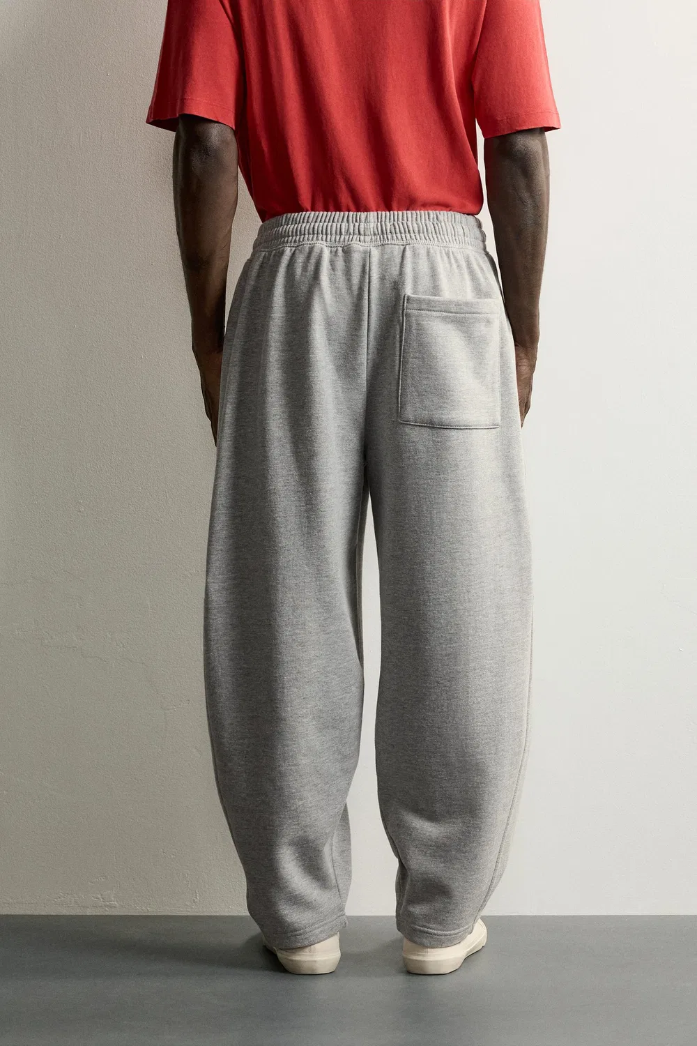 картинка Простые спортивные штаны Balloon Fit ZARA, Grey marl от магазина Одежда+