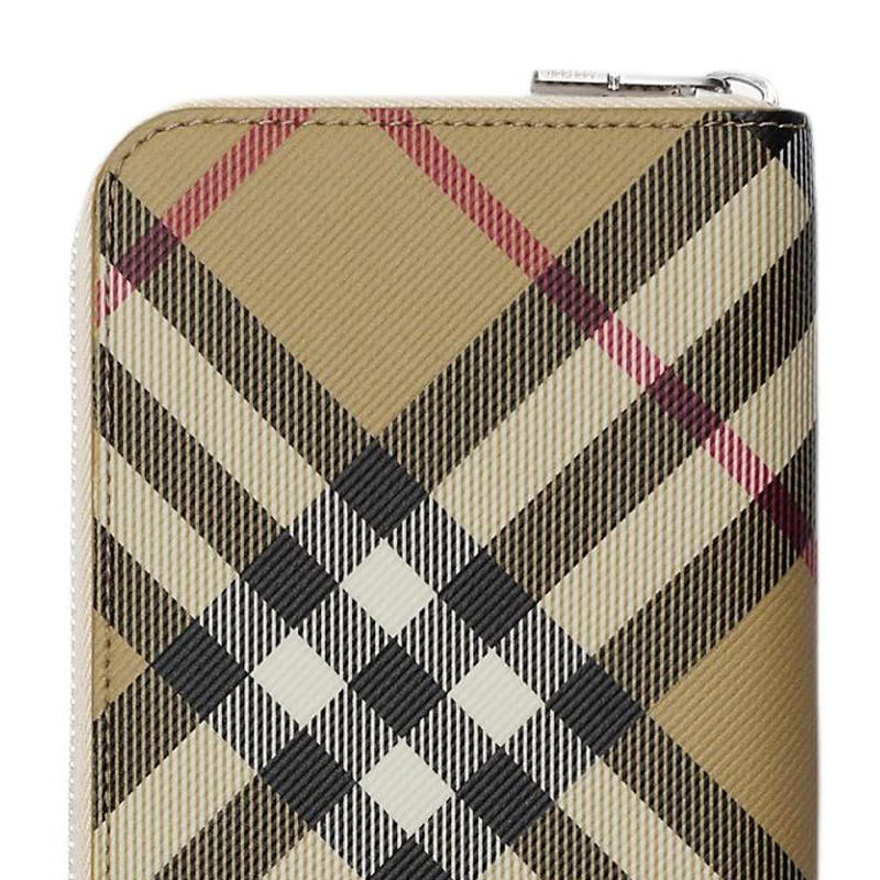 картинка Кошелек Burberry Polyurethane Polyester With Cotton, песочный от магазина Одежда+