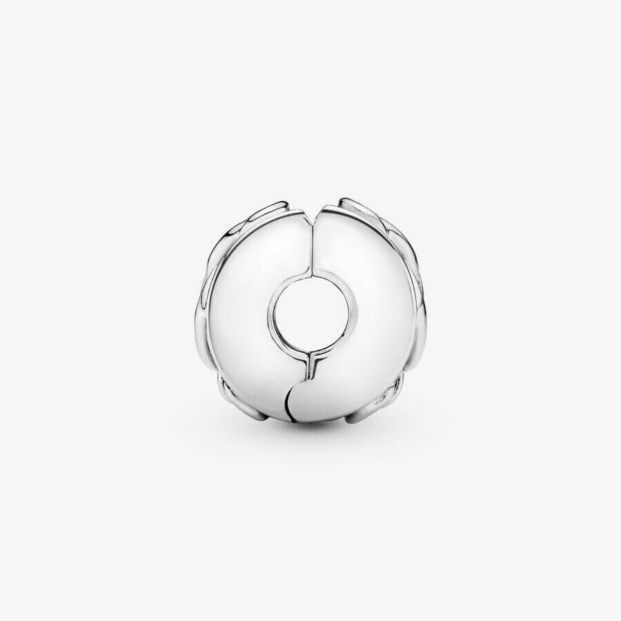 картинка Шарм-клипса Pandora Moments Knotted Hearts, серебро от магазина Одежда+