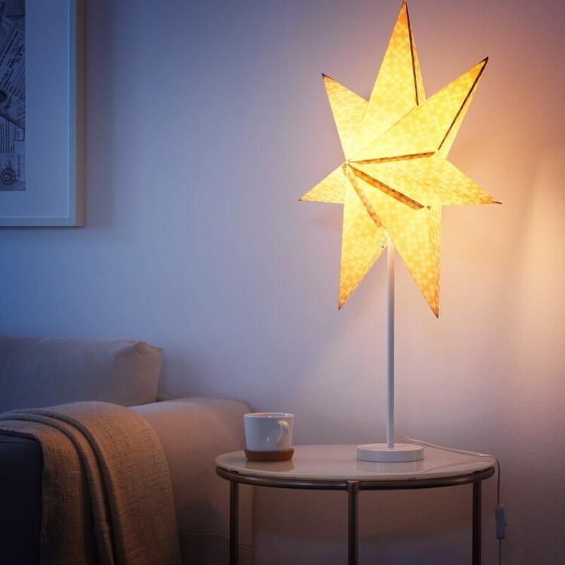 картинка Основание настольной лампы, Ikea Strala, белый от магазина Одежда+