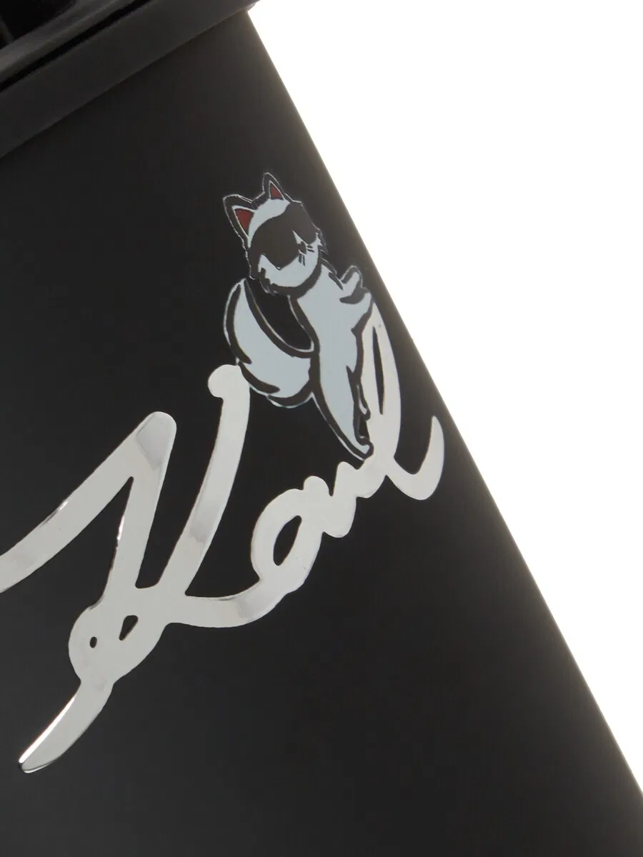 картинка Термостакан Karl Lagerfeld 'Ikon Choupette' черного цвета от магазина Одежда+