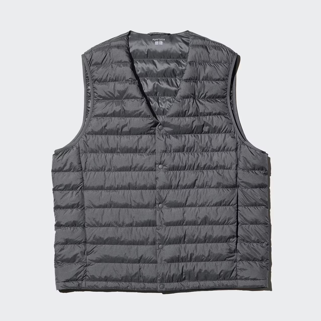 картинка Жилет Uniqlo PUFFTECH Compact, тёмно-серый от магазина Одежда+