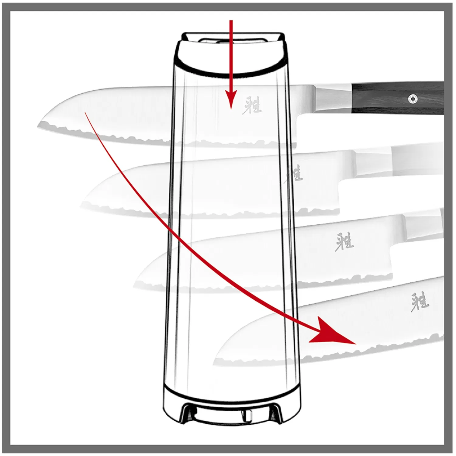 картинка Точилка для ножей V-Edge Zwilling, Черный от магазина Одежда+