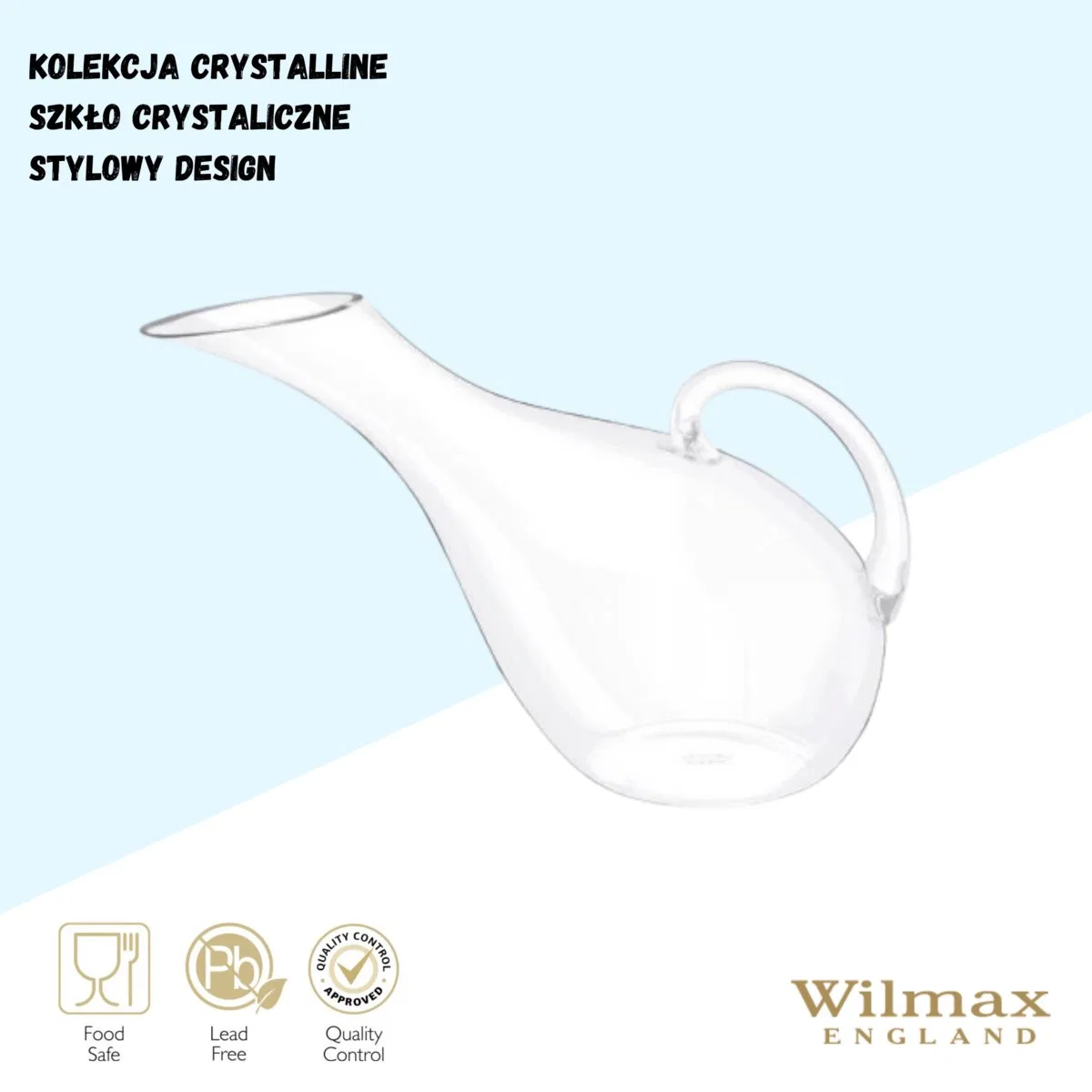 картинка Декантер 1.5 л стеклянный Wilmax England, Прозрачный от магазина Одежда+