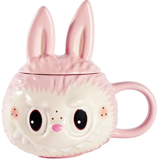 картинка Кружка Pop Mart Labubu 400 мл, розовый/белый от магазина Одежда+