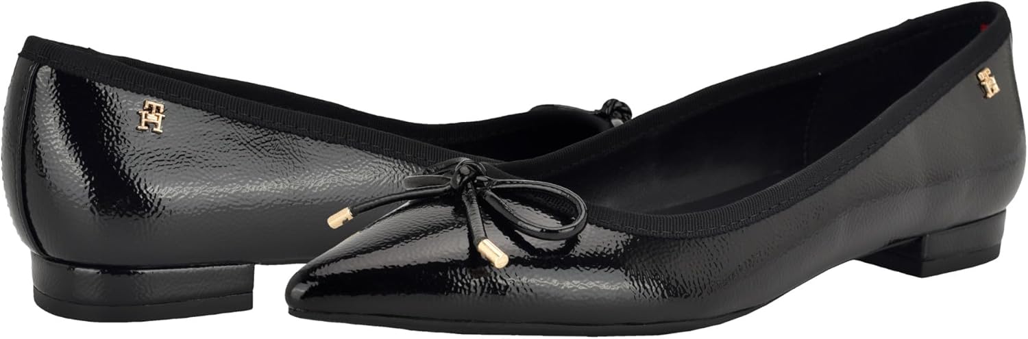 картинка Женские балетки Tommy Hilfiger Kimio, Black Multi 001 от магазина Одежда+