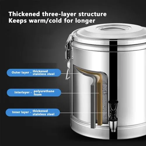 картинка Термос-диспенсер 10 л с краном GAOBINGB от магазина Одежда+