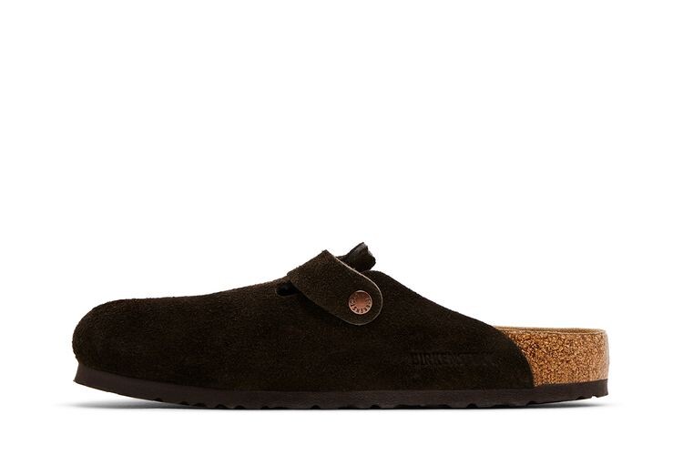 картинка Коричневые клоги Birkenstock Boston Soft Footbed от магазина Одежда+