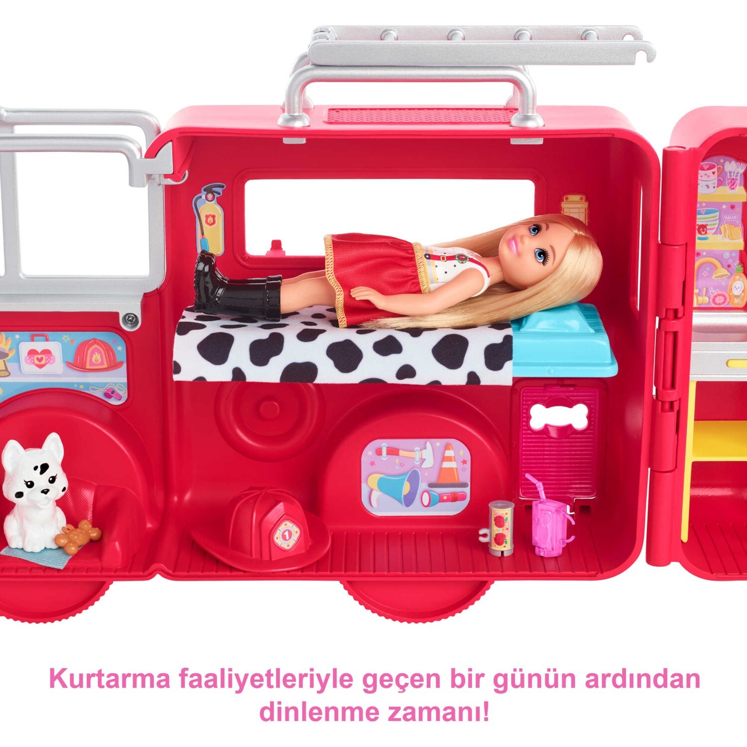 картинка Игровой набор Barbie Chelsea Fire Truck HCK73 от магазина Одежда+