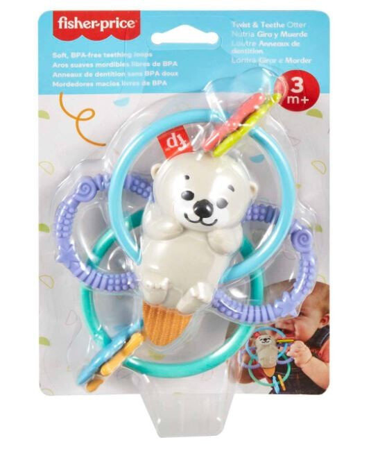 картинка Фишер Прайс, сумасшедший прорезыватель Выдры Fisher Price от магазина Одежда+
