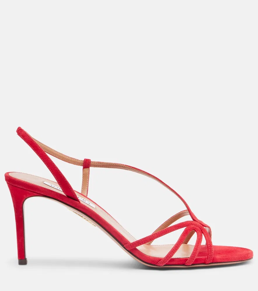 картинка Замшевые сандалии Talk To Me 75 Aquazzura, красный от магазина Одежда+