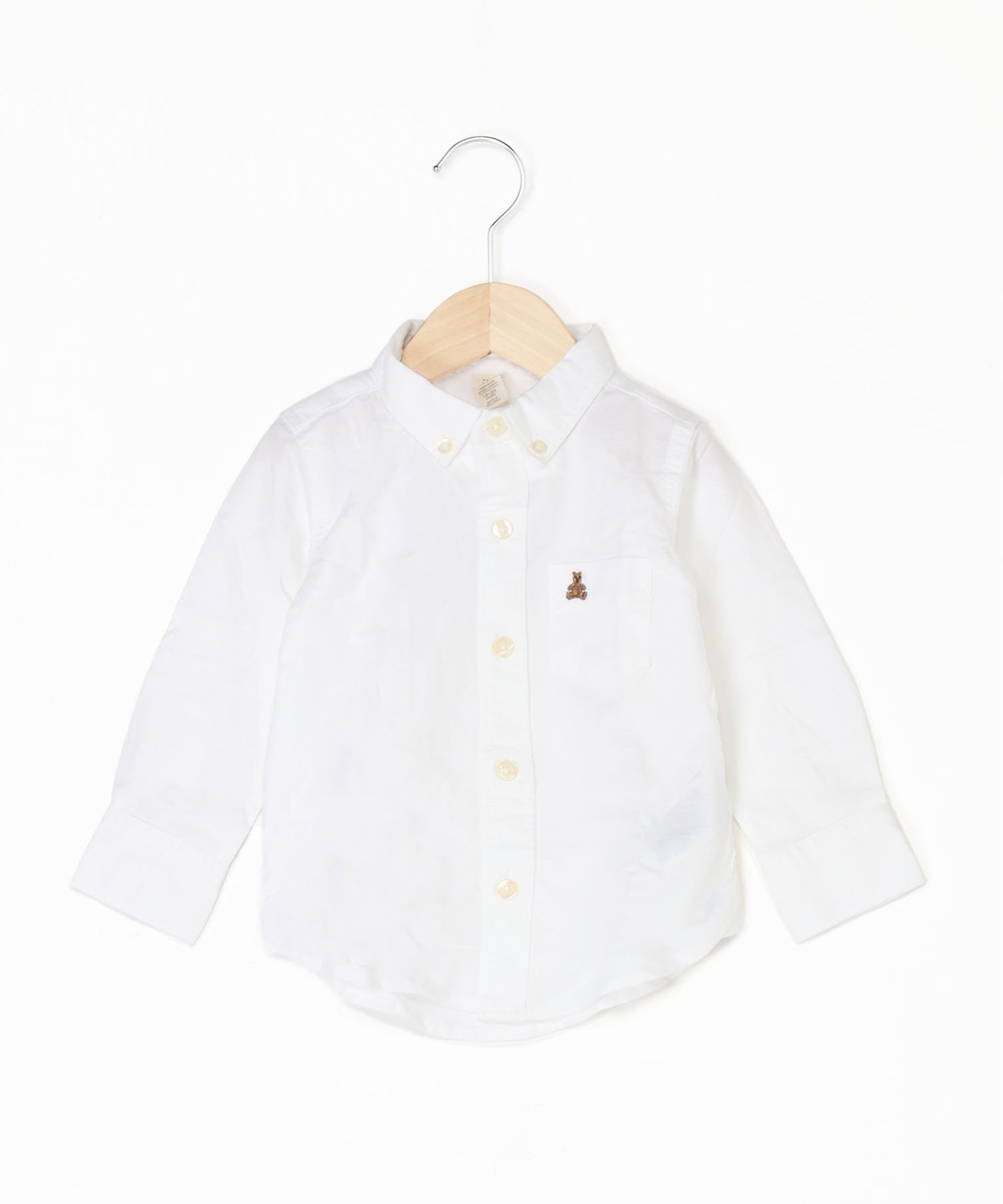картинка (K) Рубашка Оксфорд (для малышей/младенцев) GAP, WHITE_UK от магазина Одежда+