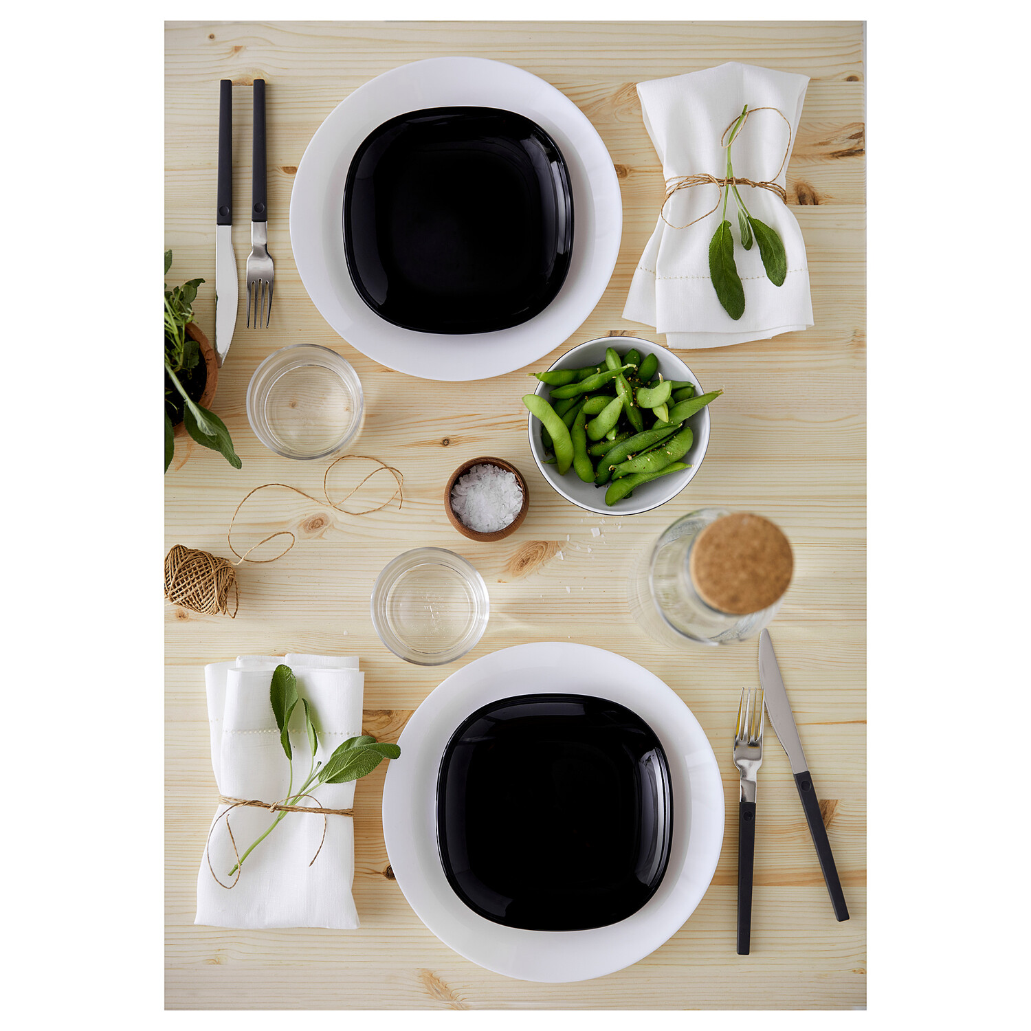 картинка Тарелка Ikea Oftast, 25 см, белый от магазина Одежда+