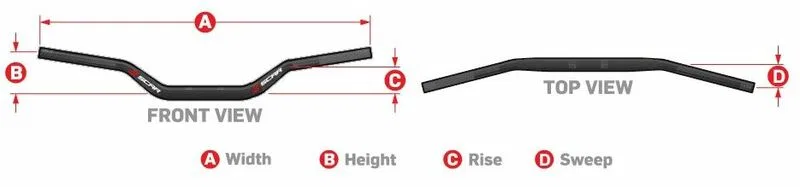 картинка Руль SCAR O² McGrath Kurzer Lenker - Orange от магазина Одежда+