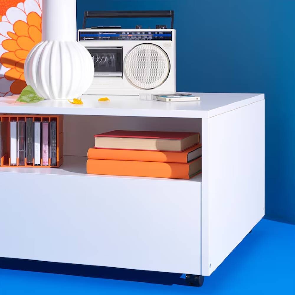 картинка Стол журнальный Ikea Garnanas 65X65 см, белый от магазина Одежда+