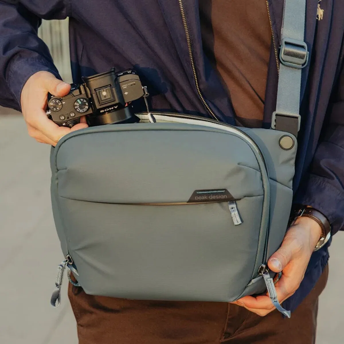 картинка Сумка-слинг 6L Everyday Sling Bag Peak Design, Ocean от магазина Одежда+