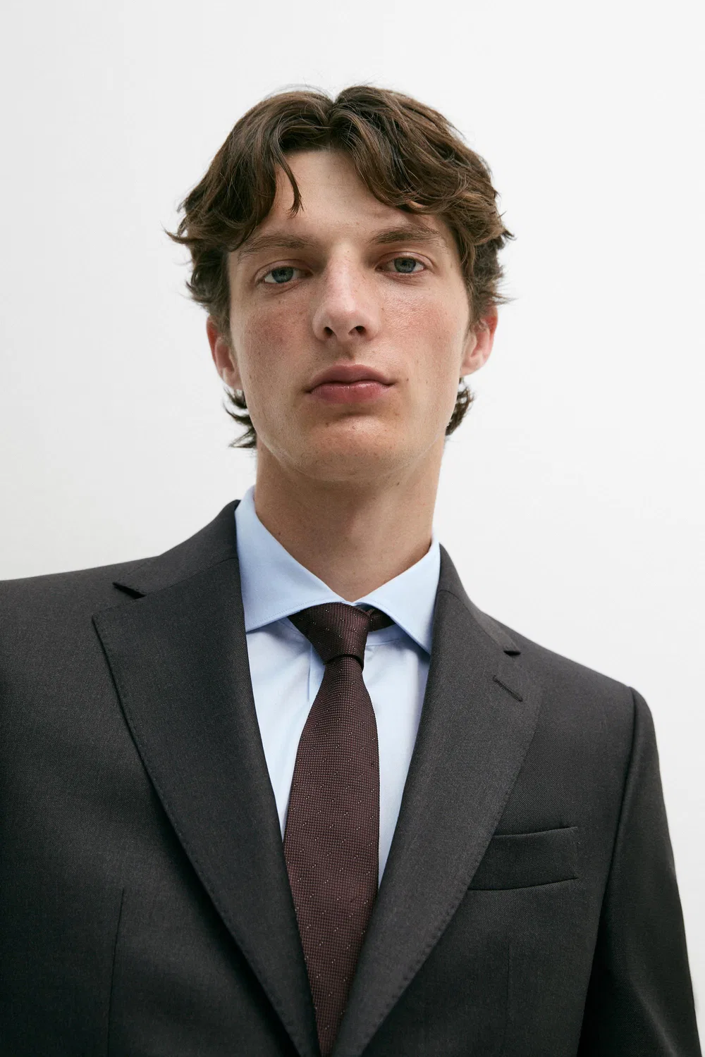 картинка Пиджак Massimo Dutti 100% Cool Wool Suit , угольно-серый от магазина Одежда+