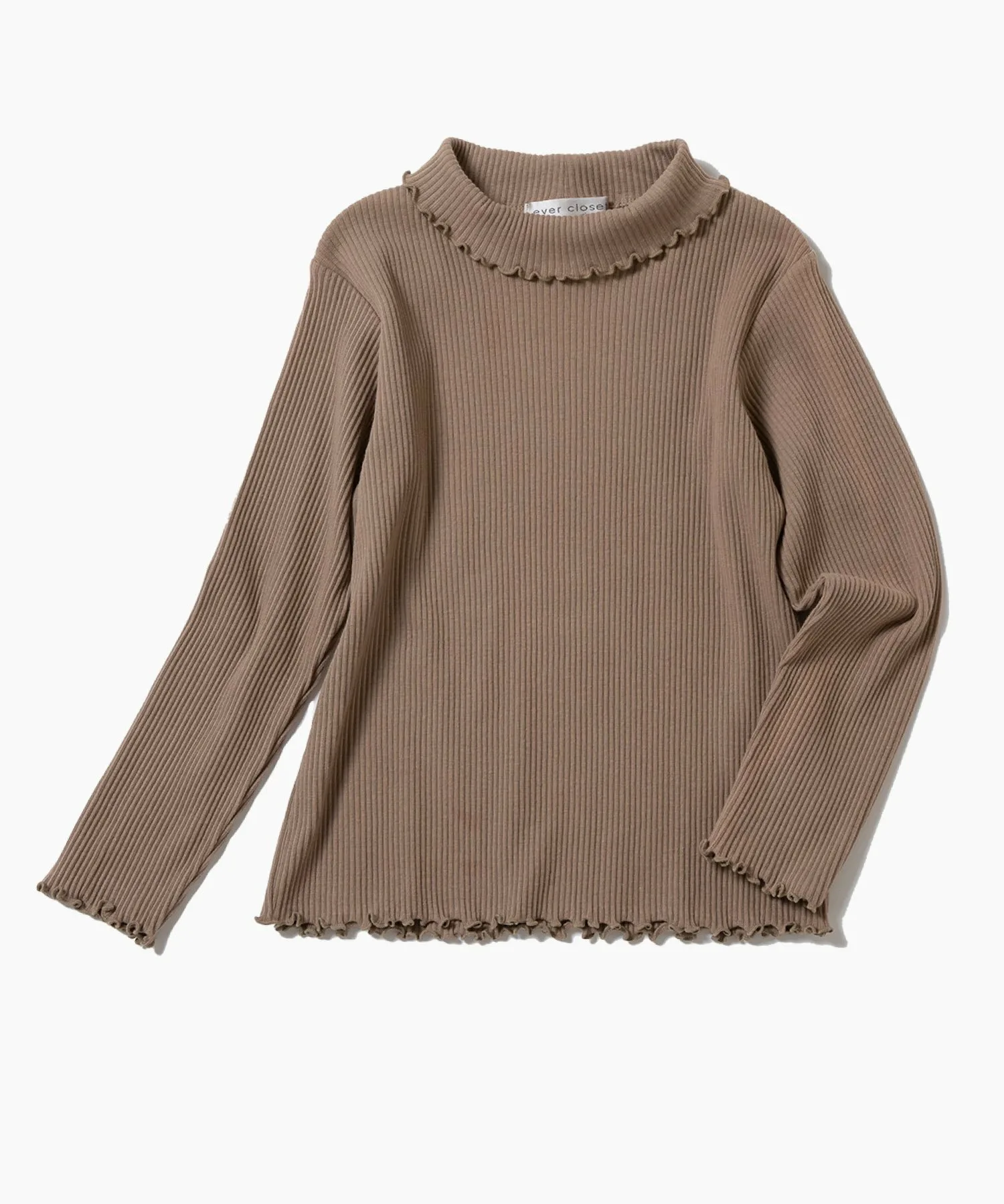 картинка Водолазка в рубчик Ever Closet, brown от магазина Одежда+