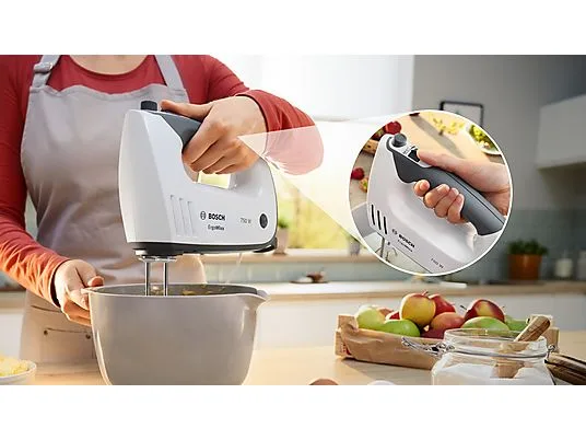картинка Ручной миксер Bosch MFQ37400 750W, белый от магазина Одежда+