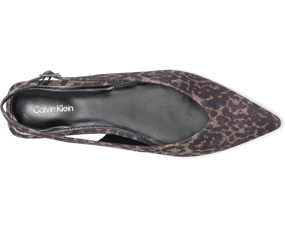 картинка Сандалии Calvin Klein Galiana, Dark Natural Leopard Multi Suede от магазина Одежда+