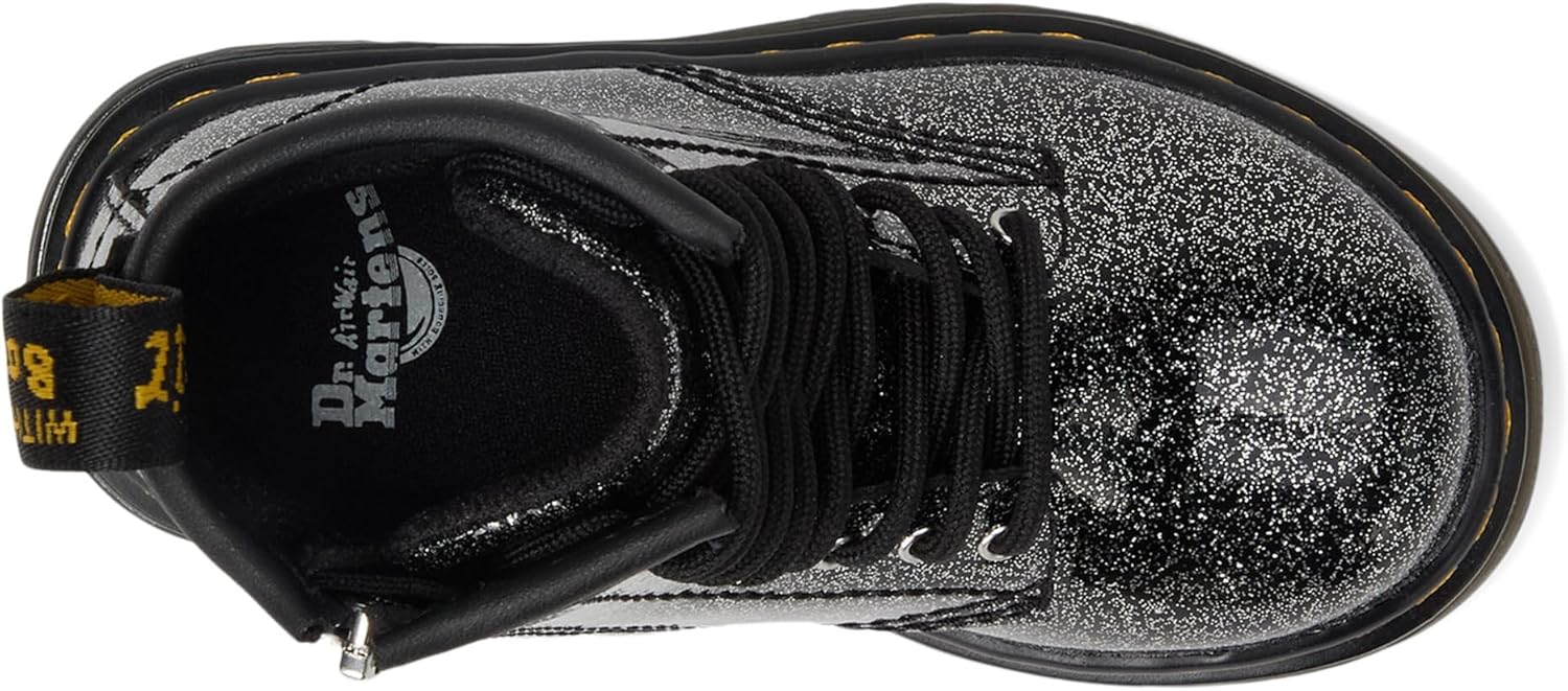 картинка Ботинки Dr. Martens 1460 унисекс для малышей, черный/серебристый от магазина Одежда+