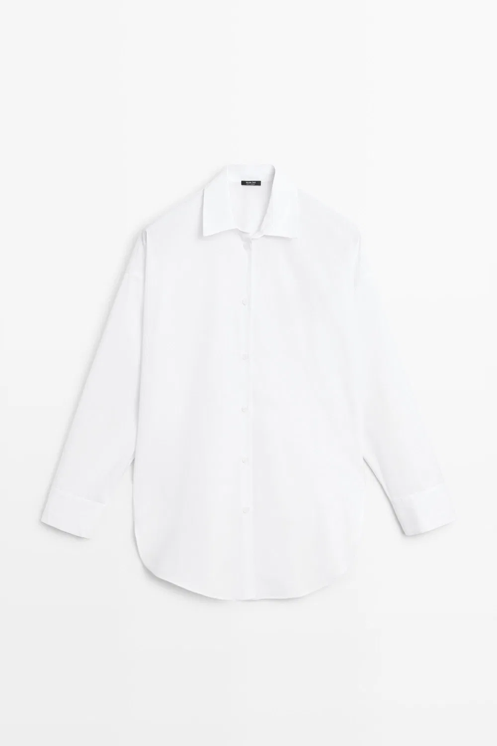 картинка Рубашка Massimo Dutti 100% Cotton Poplin, белый от магазина Одежда+