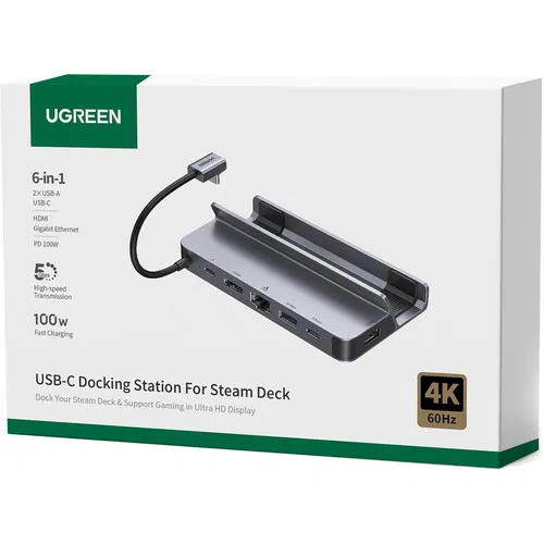 картинка Док-станция UGREEN USB-C для Steam Deck от магазина Одежда+