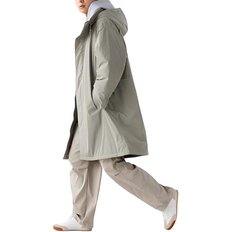 картинка Пальто Uniqlo Hooded, 33 хаки от магазина Одежда+