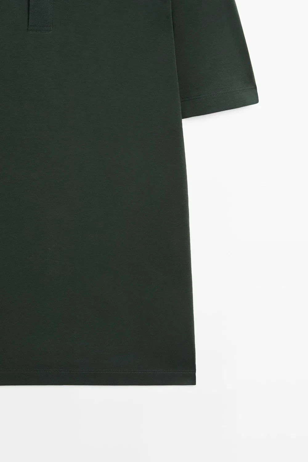 картинка Поло Massimo Dutti 100% Cotton Short Sleeve Shirt, хаки от магазина Одежда+