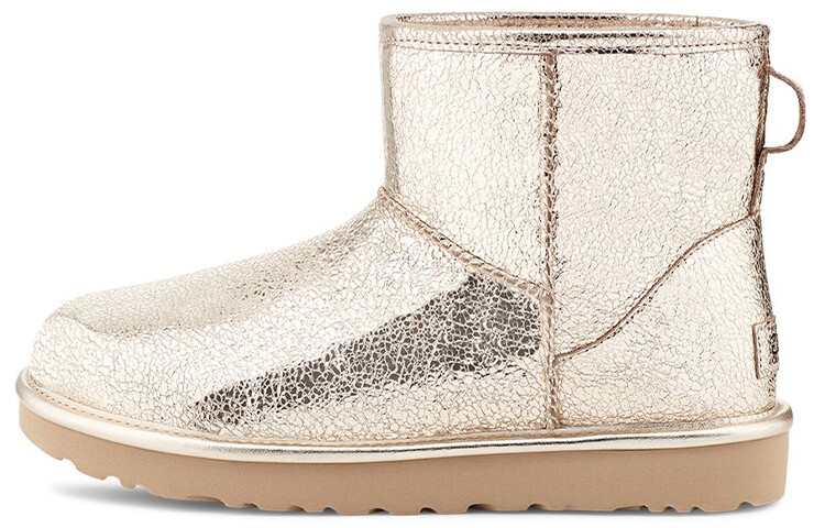 картинка Угги UGG Classic Mini Metallic Sparkle 'Light Gold' Women's от магазина Одежда+