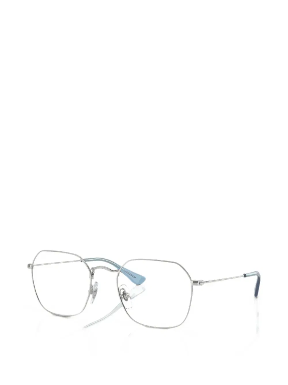 картинка Очки в геометрической оправе RAY-BAN JUNIOR, серебряный от магазина Одежда+