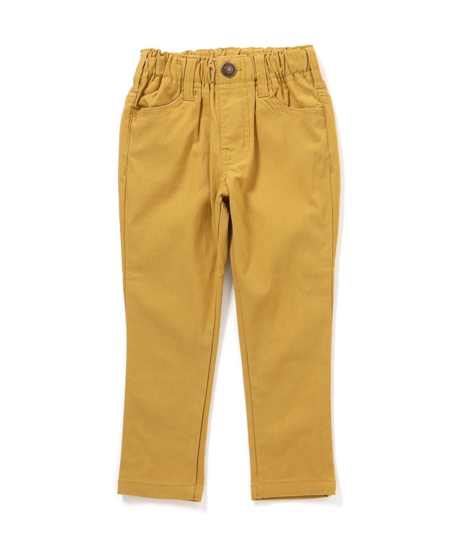 картинка Теплые и удобные узкие брюки, длина 25 см BREEZE, Mustard от магазина Одежда+