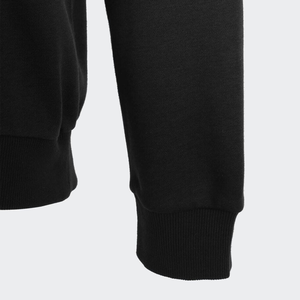 картинка Толстовка Adidas ESSENTIALS EMBROIDERED SMALL LOGO SWEATSHIRT, цвет Black/White от магазина Одежда+
