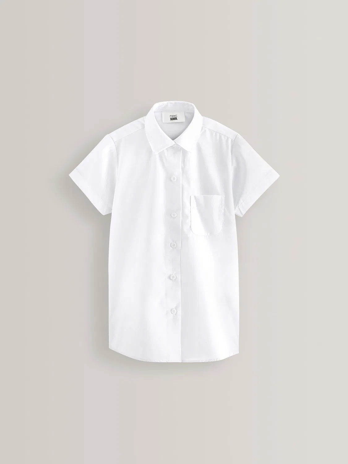 картинка Рубашка школьная, 5 шт, Slim Fit Next, белый от магазина Одежда+