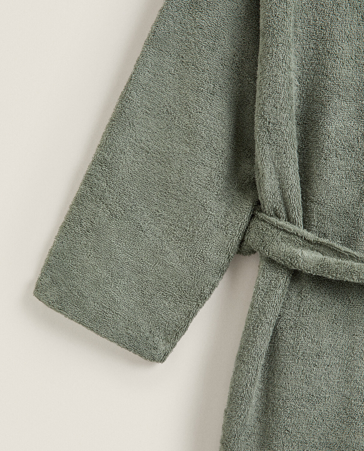 картинка Халат банный Zara Home Hooded, хаки от магазина Одежда+