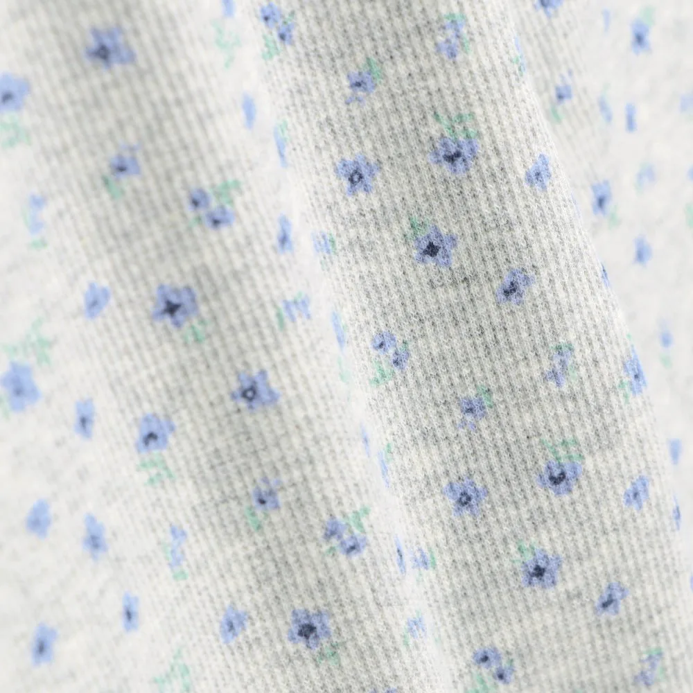 картинка Рубчатые брюки-клеш Branshes, 92: Gray_Small Floral Pattern от магазина Одежда+
