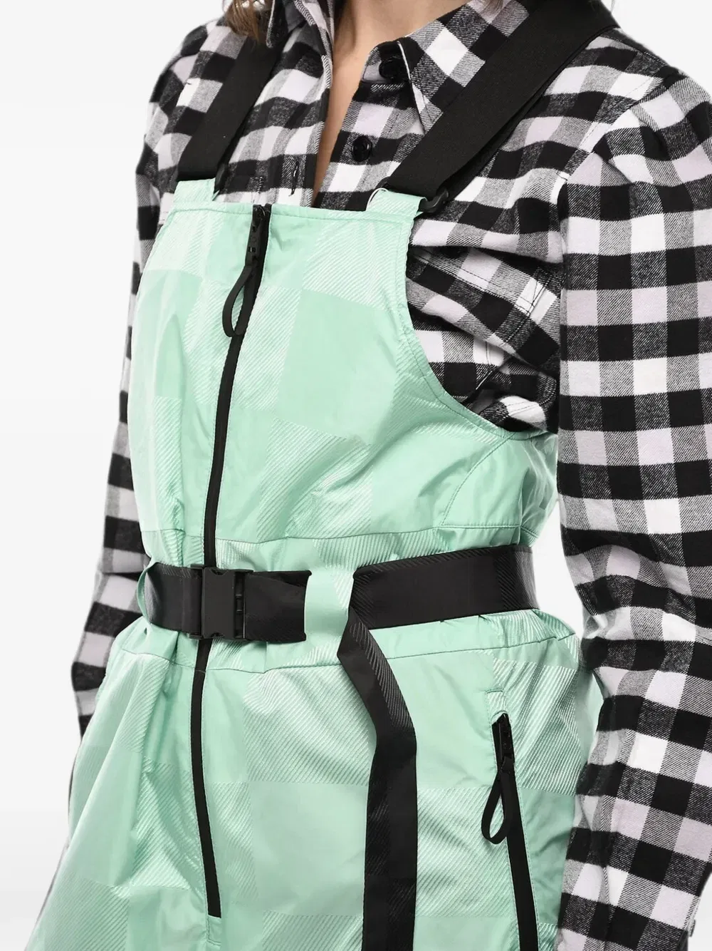 картинка Комбинезон Shelter в клетку Woolrich, зеленый от магазина Одежда+