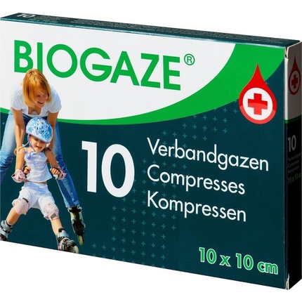 картинка Бинты 10х10см 10 шт Biogaze от магазина Одежда+