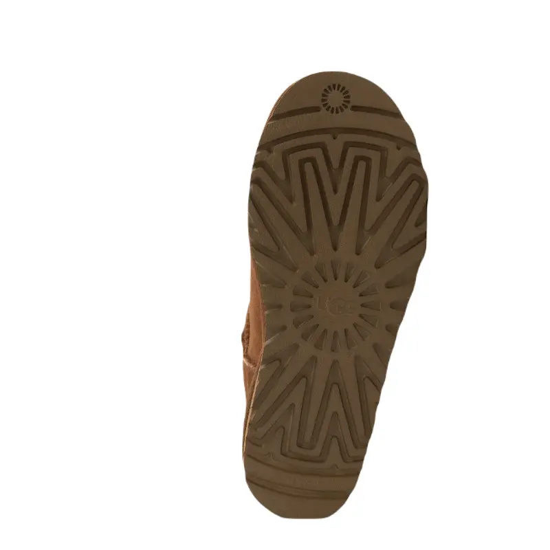 картинка Угги мужские UGG Classic Mini зимние кожаные, коричневый от магазина Одежда+