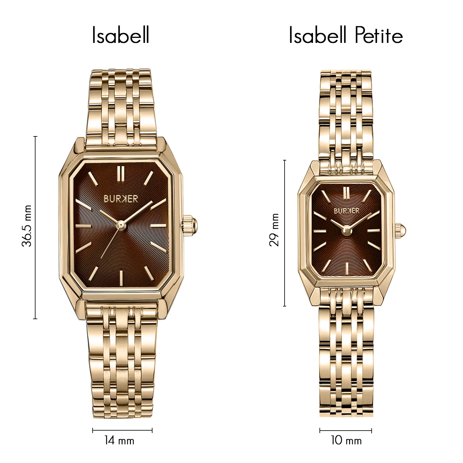 картинка Часы Isabell Gold Brown от магазина Одежда+