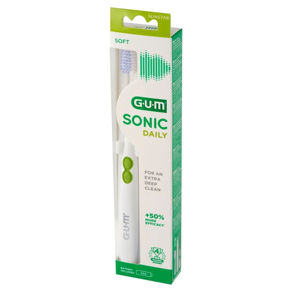 картинка Gum Sonic Daily звуковая зубная щетка, 1 шт. от магазина Одежда+