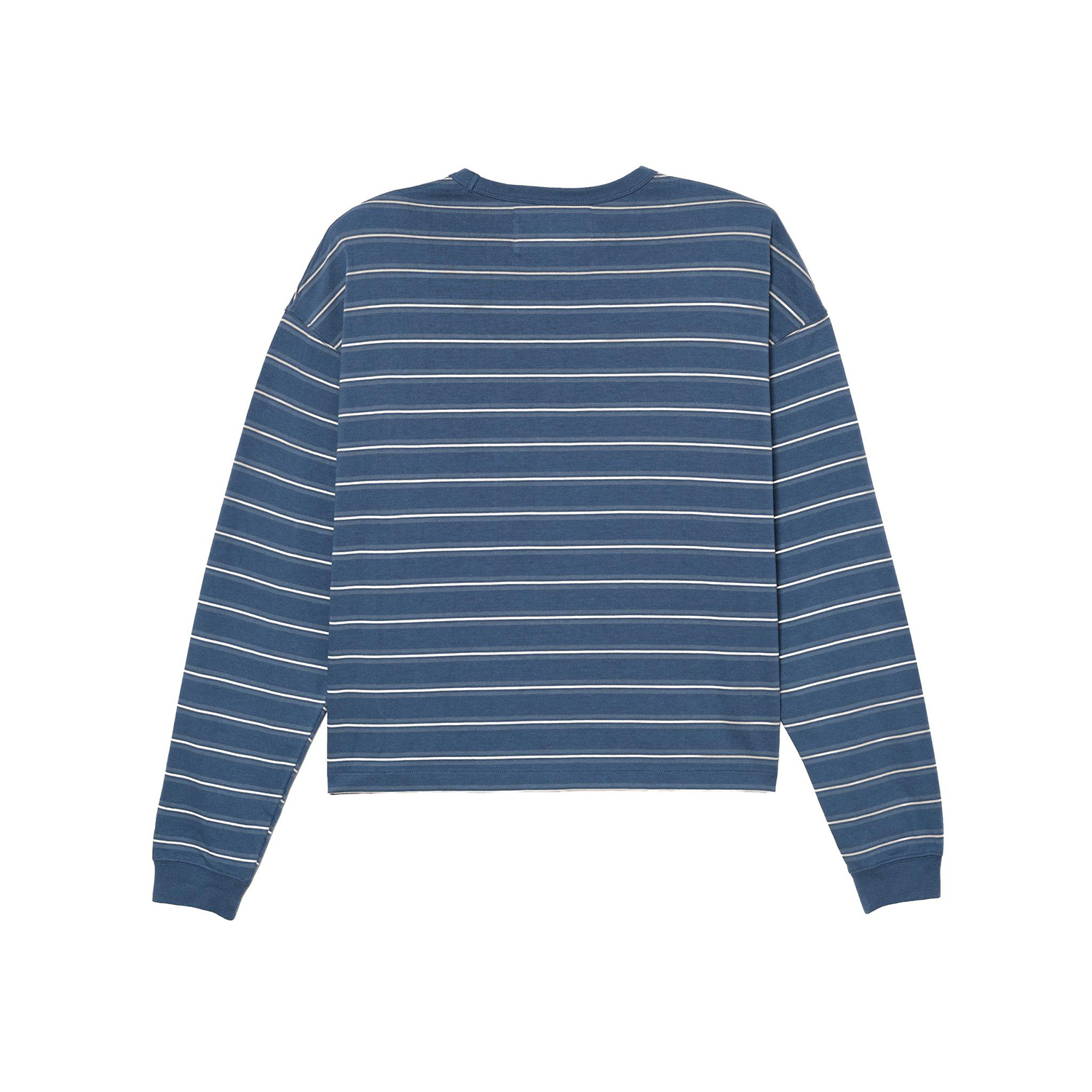 картинка Лонгслив Zara Benito Antonio Collection Striped With Embroidered Pocket, синий от магазина Одежда+